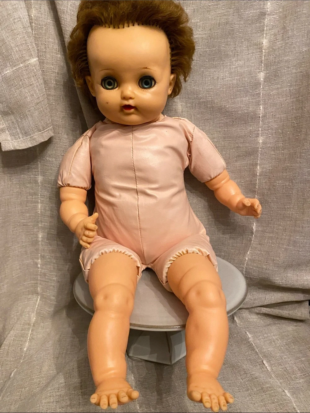 Baby Big Eyes by Ideal Doll, toy company during the 1950’s the P- mold baby